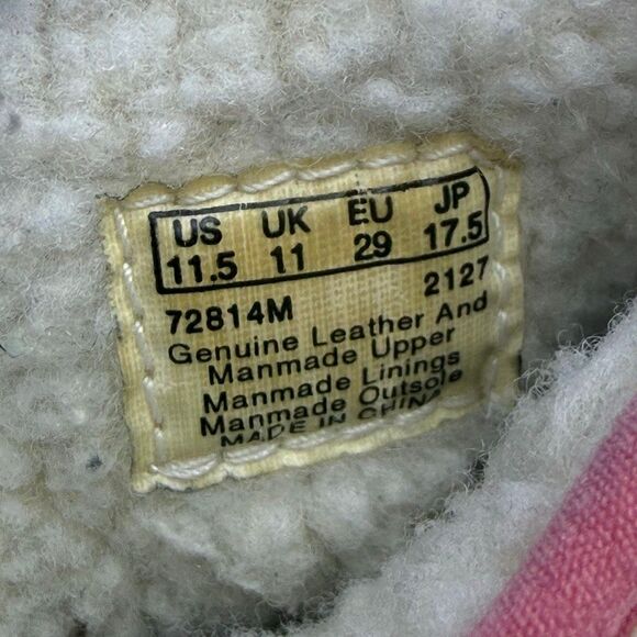 Timberland Sherpa Lined Pink Winter Boots - Toddler US Size 11.5 / EU 29 // 7281 - Picture 10 of 13